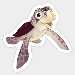 Green sea turtle Sticker